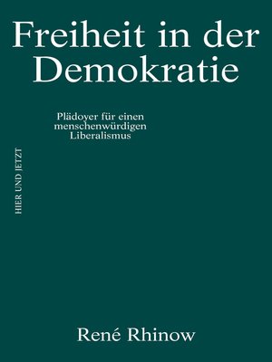 cover image of Freiheit in der Demokratie